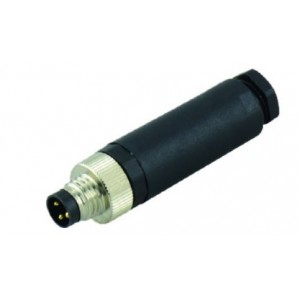 M8 3-POLE Male Screw Connection Straight PG7 IP67