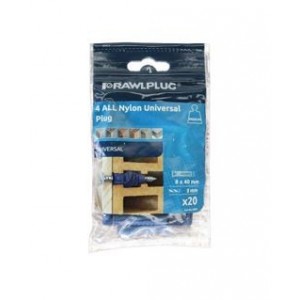 Universal Nyl Plug 10X50MM 2 -BAG