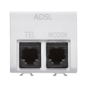 Chorus 1M RJ11 ADSL/TEL Filter White