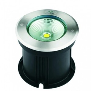 230VAC 10W 110° Warm White Inground LED Ss Light Round
