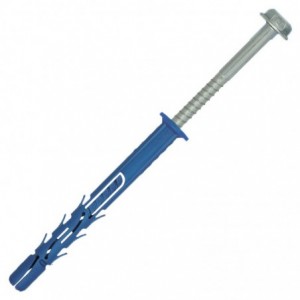 Nyl Frame Fixing Zp + Collar Hex Screw 9.8MMX120MM X4 -BAG