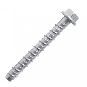 Concrete Screw Bolt 10X75MM R-LX Hex + Flange X4 -BAG