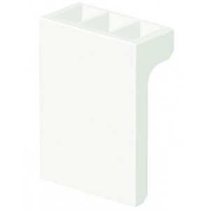 70x20 TRUNKING ADAPTOR RAL9010 WHITE