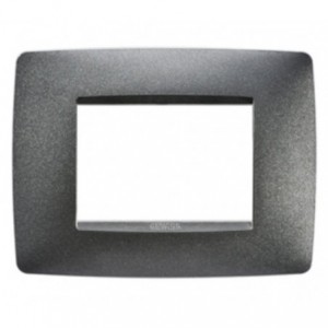 Chorus One 3-GANG Cover Plate Slate Grey