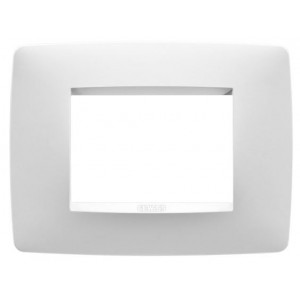 Chorus One 3-GANG Cover Plate Satin White