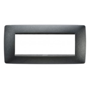Chorus One 6-GANG Cover Plate Slate Grey