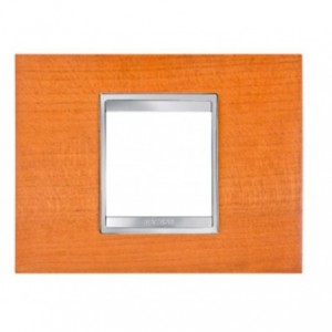 Chorus Lux 2-GANG Cover Plate Cherry Wood