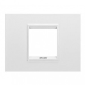 Lux Plate 2P Metal White Monochrome
