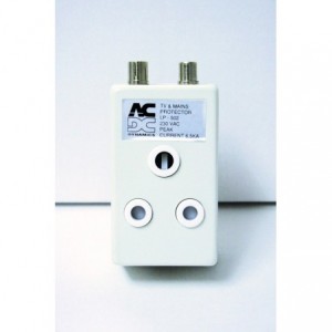 FAX/TEL/ADSL Lightning Protection Unit Grey