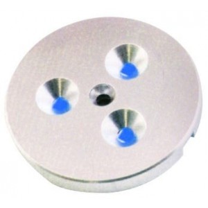 MINI Aluminium Blue LED Downlighter 3W C/W 6W Driver