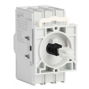 25A AC23A 3P Isolator 22MM Door Mount C/W Padlockable Handle