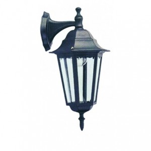 Black Die Cast Wall Mount Light Fitting E27/100W IP54