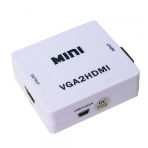 VGA to HDMI 1080p Video Converter