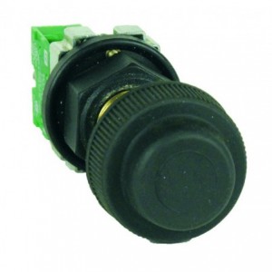 Push Button Flp M20 Reset C/W No 10A Contact W/P Blk