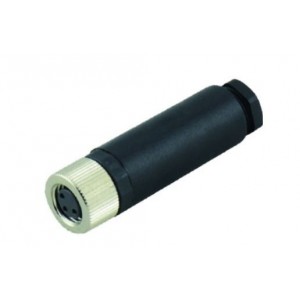 M8 3-POLE Female Screw Connection Straight PG7 IP67