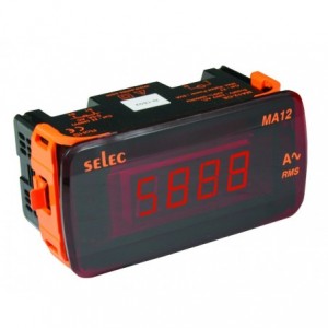 115VAC 1PH 4 Digit 7 Segment LED AC Ammeter 5A Ct Driven 46X