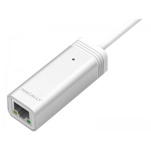 Macally U3GBA USB 3.0 to Gigabit Ethernet Adapter - Aluminium