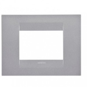 Geo Plate 3-GANG Titanium
