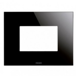 Cover Plate Ice 3-GANG Black