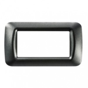 Top System 4 Gang Plate - Metallic Slate