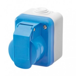 16A 2P+E 230V IEC309 Socket Outlet IP44