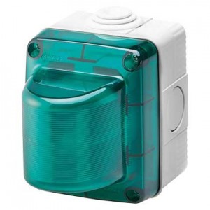 Green Surface Flashing 230V Light IP55