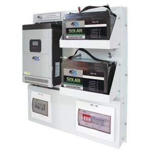Solar Hybrid Easy Inst Kit 3KVA 24V INV+2560WH Lith Battery