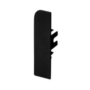 120x25 END CAP BLACK