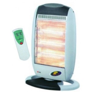 Halogen Heater. 3 BAR- 1200W C/W Remote