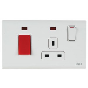 Cooker Control Unit White For 3X3 Box