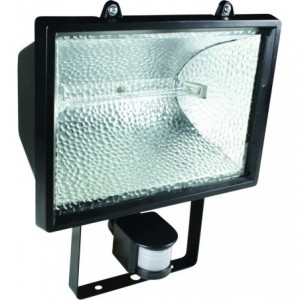 500W HQI/RTS Sense Flood C/W Lamp And Pir Sensor IP54