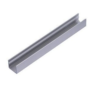 Aluminium Profile 10CM Length For Silicone Tube 10X10MM