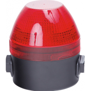 110-240VAC/DC STROBE/DOUBLE STROBE/MULTI Red Beacon