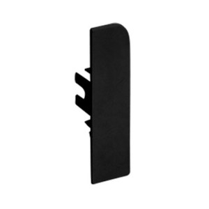 70x20 LEFT END CAP BLACK