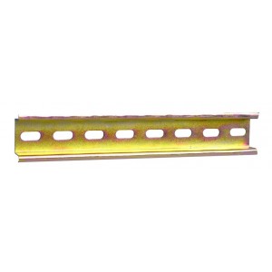 DIN 35 x 15 HD SLOTTED STEEL RAIL 2m