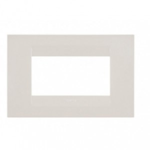 Geo PLATE- 4-GANG- Ivory