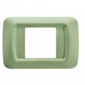 2 Gang Green Top System Plate