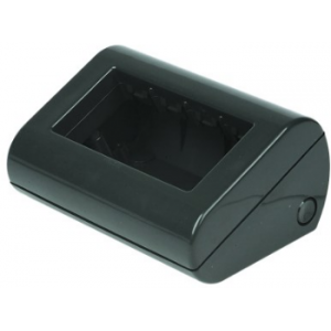 4 Gang Toner Black Desktop Enclosure