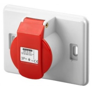 16A 3P+E 400V IP44 Socket Outlet
