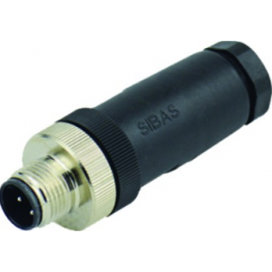 M12 5-POLE Male Screw Connection Straight PG7 IP67