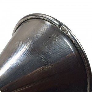 Gin Tribe Barware Essentials Range - The Stainless Steel Jigger Measure 28.4x42.6ml (1/1.5oz) (jigg 1)