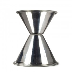 Gin Tribe Barware Essentials Range - The Stainless Steel Jigger Measure 28.4x42.6ml (1/1.5oz) (jigg 1)