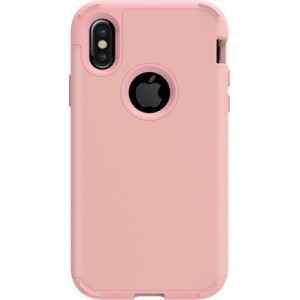 Tuff-Luv I6_120 Armour Guard TPU Shell Case for Apple iPhone X / Xs - Rose Gold