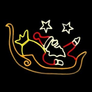 SANTA SLED MOTIF 1100x1500MM