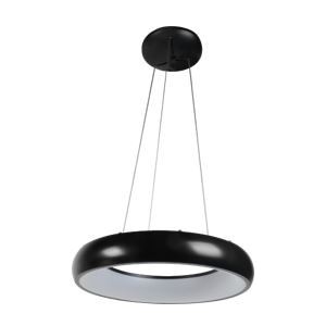 230VAC 42W Cct Adj. Black LED Pendant Fitting Dia. 610MM