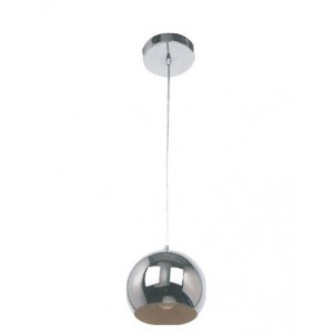 230V 60W E27 PENDANT STEEL &amp; ALUMINIUM WHITE