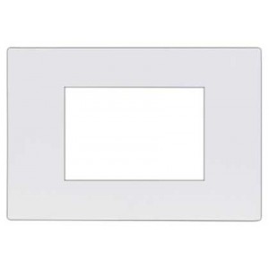 White 2X4 3 Gang Cover Plate