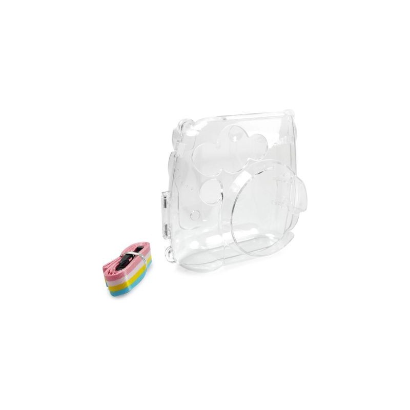 Tuff-Luv H5_42 Plastic Case with Rainbow Strap for Instax Mini 8