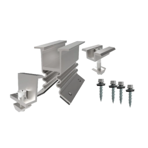 4 Pv Panel Corrugated Short Rail Mounting Kit Landscape