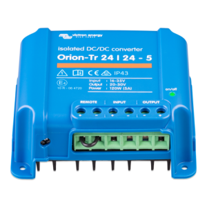 120W Orion Isolated DC/DC Converter 24/24VDC 5A